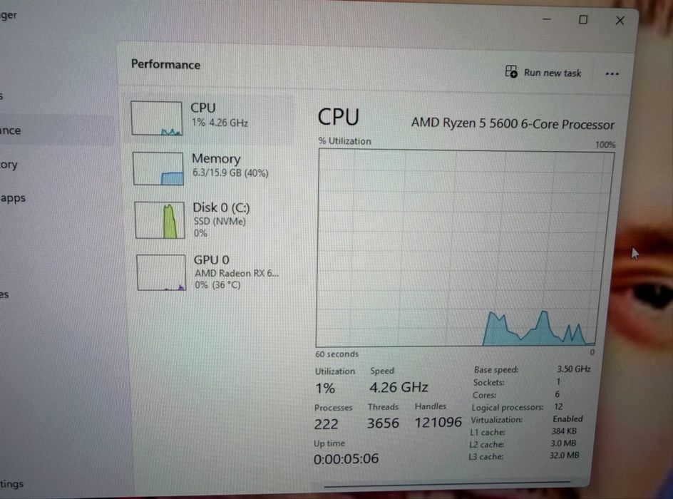PC GAMING | AMD RYZEN 5 5600 | 16GB RAM DDR4 | 1TB SSD | RX6600