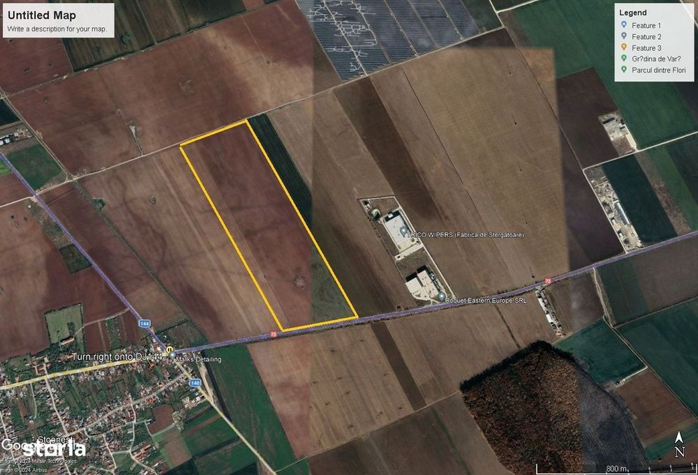 Teren 37 ha de vanzare cu PUZ aprobat - Stoenești, lângă Ploiești, acc