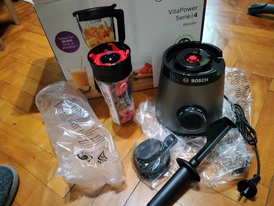 Блендер Bosch Vita Power Serie 4 MMB6174S, 1200 W, 1.5 л, 3 автоматичн