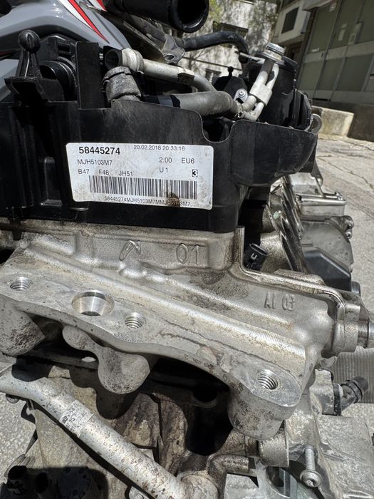 Продавам двигател за BMW X1 Sdrive, ръчка