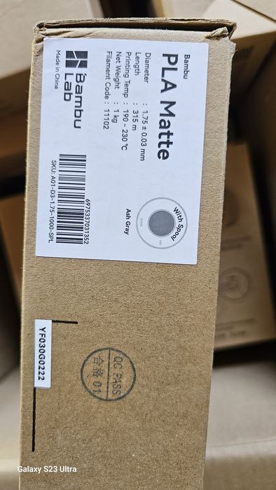 Filament bambu lab imprimanta 3D