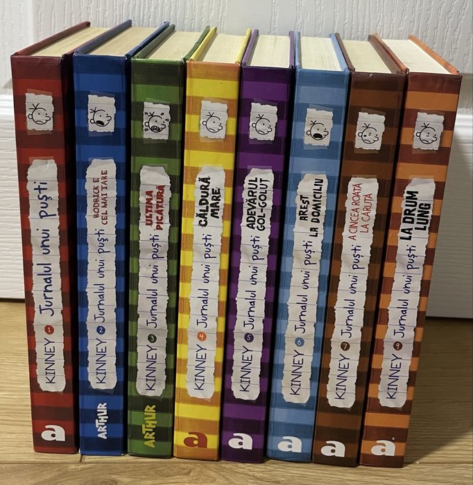 Serie Jurnalul unui pusti vol 1,2,3,4,5,6,7,9