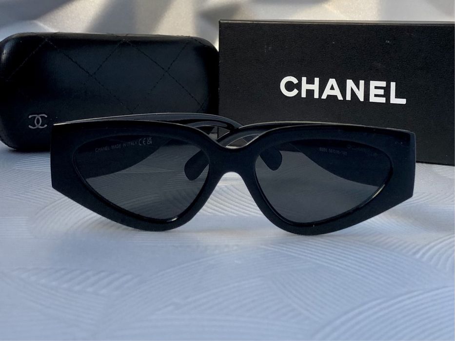 Дамски слънчеви очила котка черно