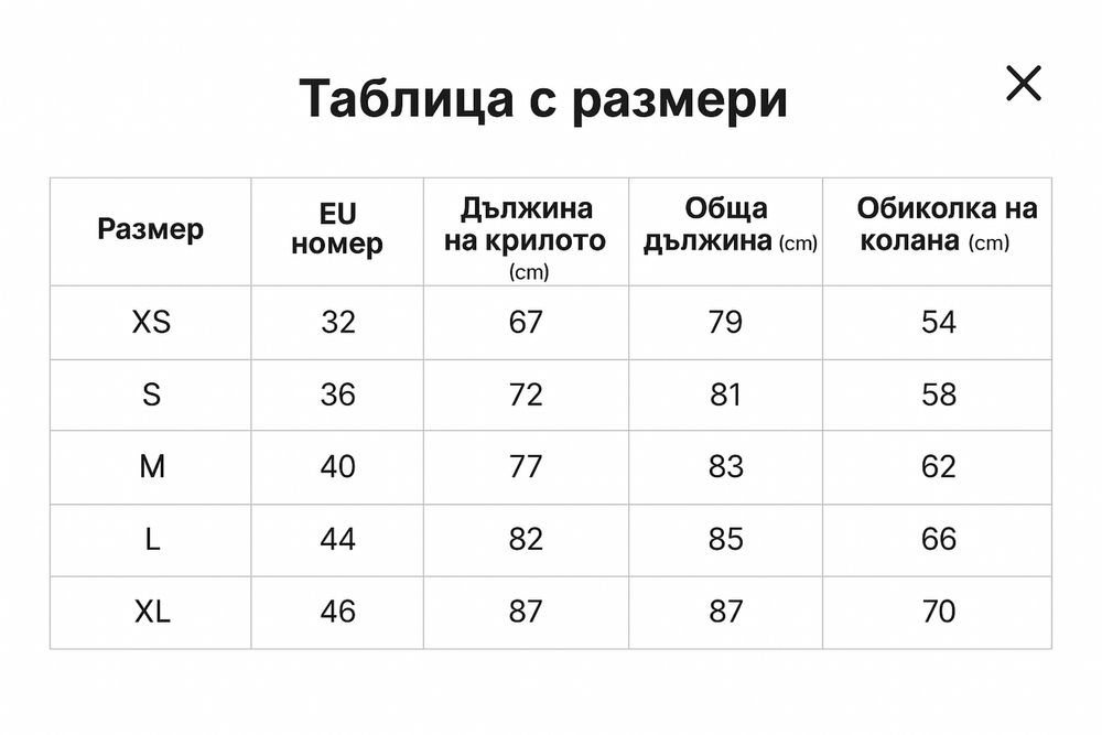 КЛИН с push up ефект