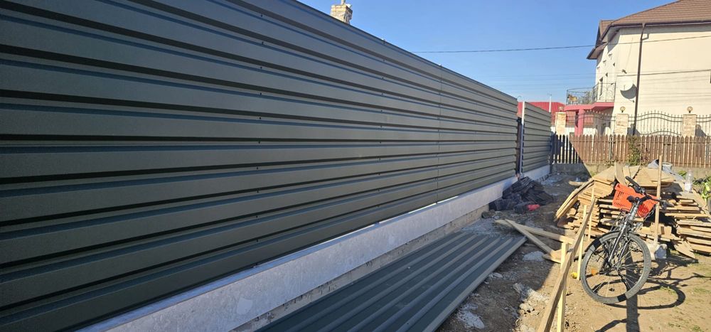 Tablă Cutată 0,5mm Verde MAT RAL 6005 Gard Fațadă T35 lungime 4m 6m