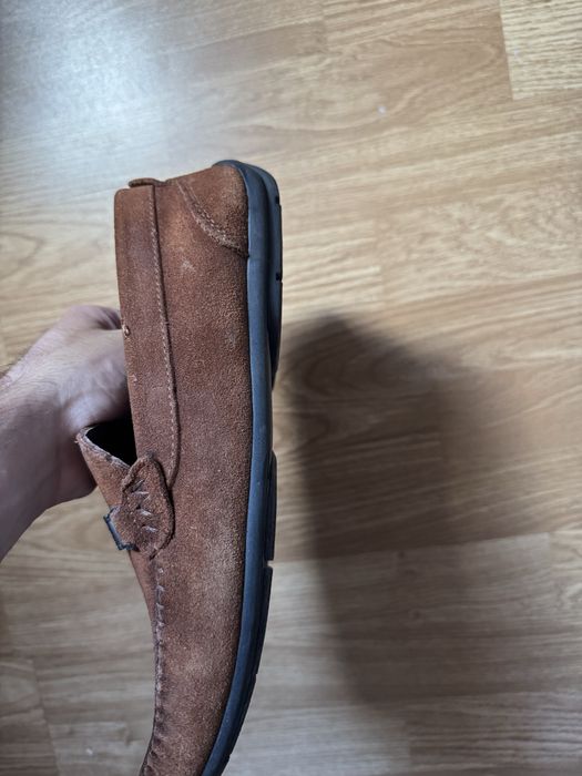 Мъжки  велурени мокасини