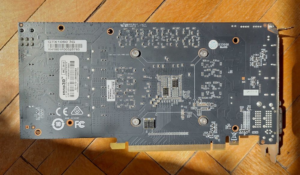 Видео карта – GTX 1060 3GB inno3D