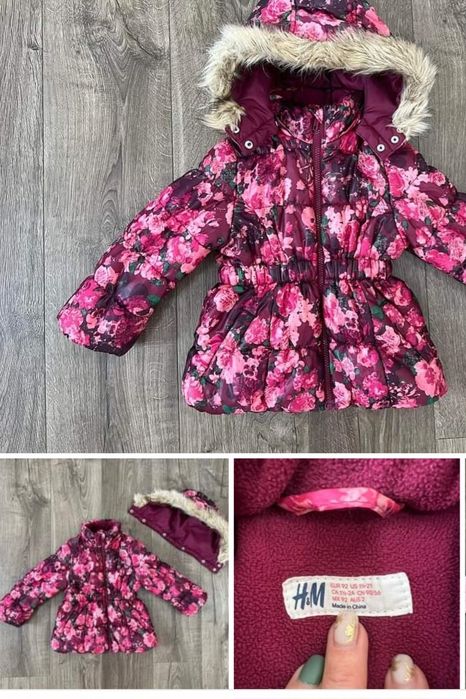 Geacă groasă, H&M, marimea 92