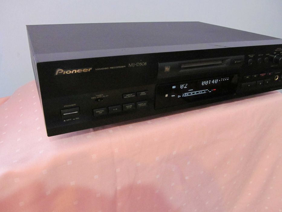 rezervat PIONEER MJ-D508 minidisc , obiect de colectie vintage , jucarie audio