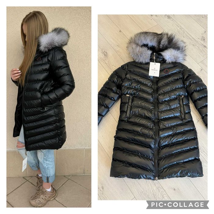 Дамски якета с естествен пух на качулката.