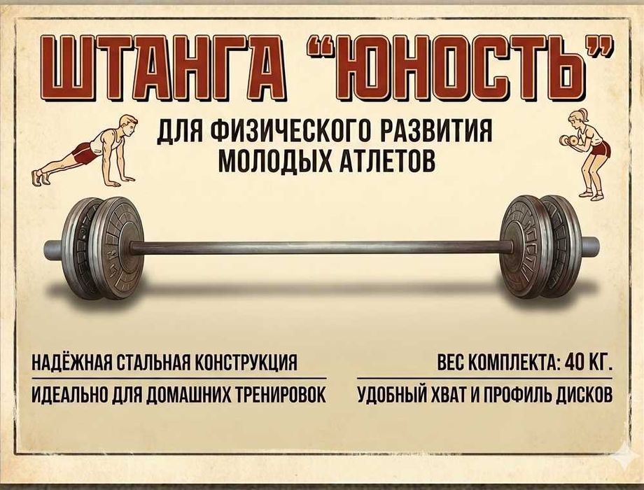 Штанга *Юность*, СССР