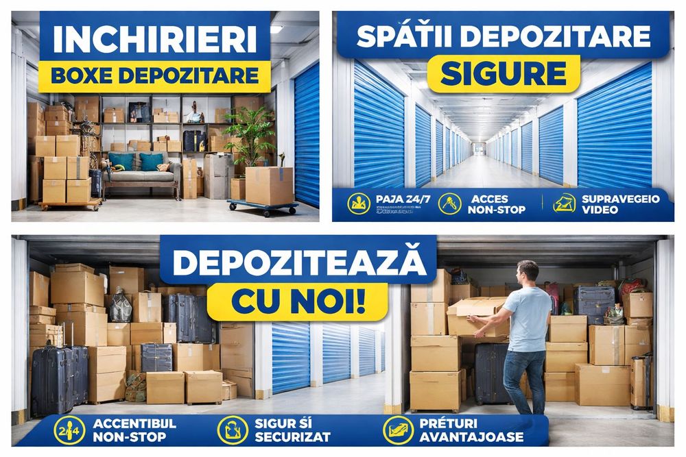 Boxe depozitare Spații depozitare Containere de închiriat