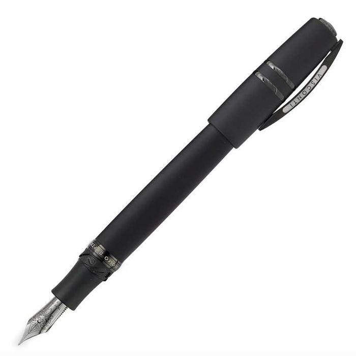 Visconti Homo Sapiens Fountain Pen - Dark Age - Volcano Lava Black