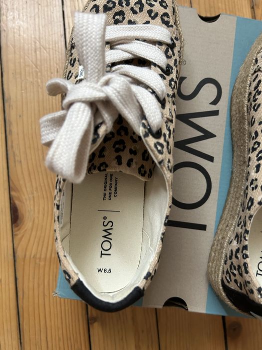 Еспадрили Toms леопард- cassiah platform sneaker