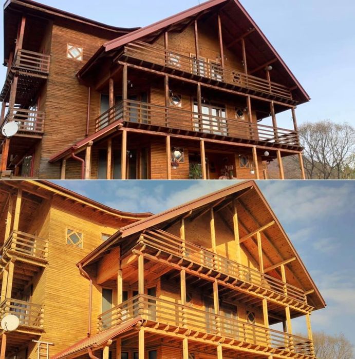 Sablare, tratare și vopsire profesională lemn, piatră, cărămidă