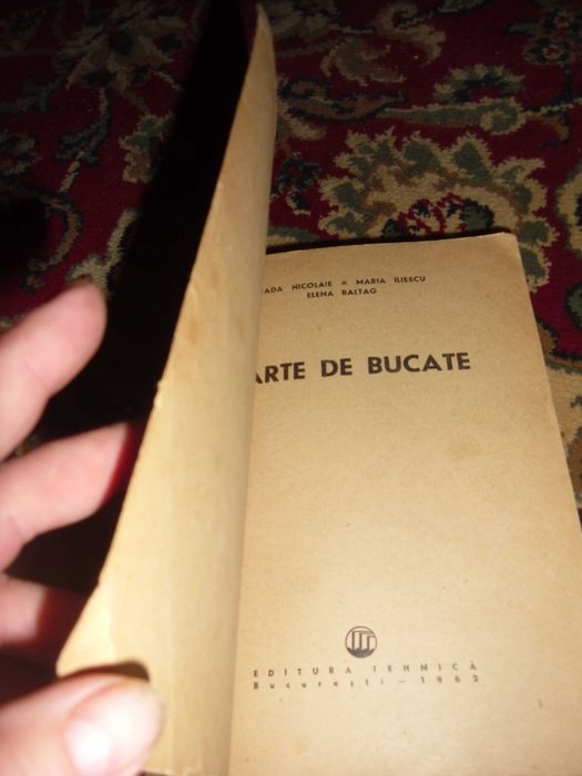 Carte  de bucatarie ,D.Balmez