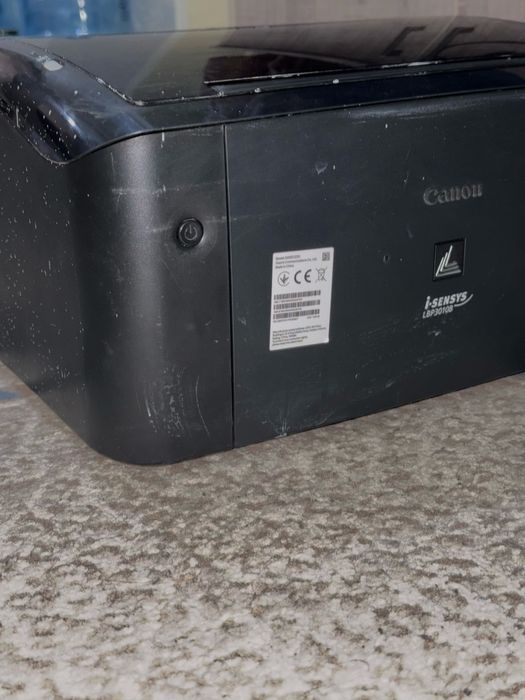 Принтер Canon LBP3010b, printer, pc, печать, бумага