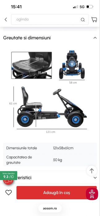 Cart copiii stare bună