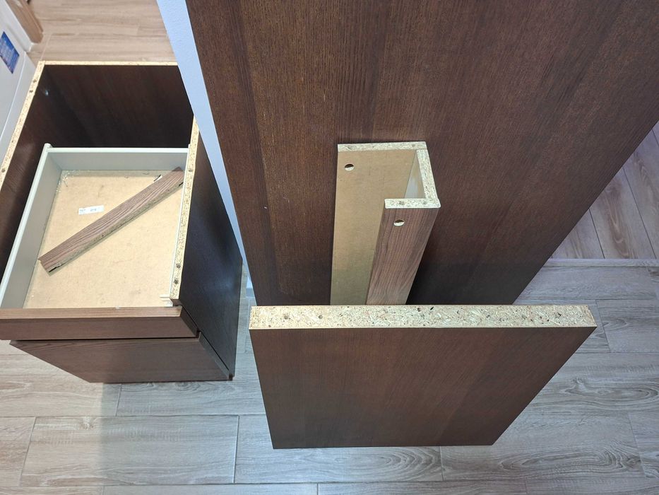 Birou MALM Ikea wenge