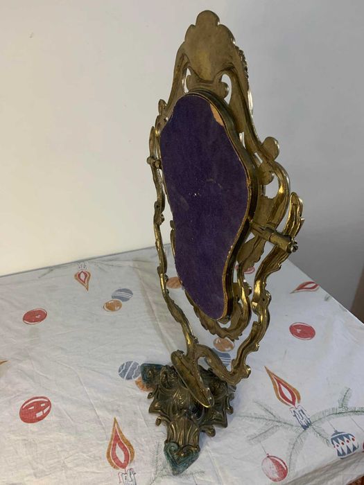 Oglinda vintage din bronz