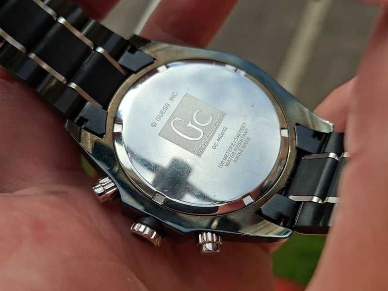 Ceas Guess Swiss Big Date GC ( Guess Collection ) All Black