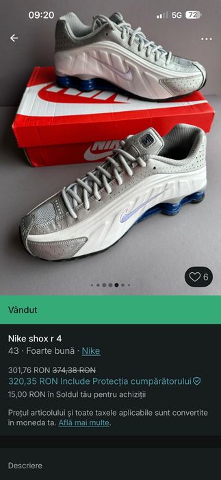 Adidasi Nike Shox R4