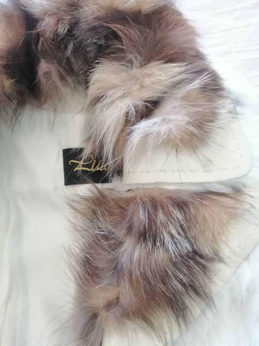 Дамски елек от естествена кожа с косъм