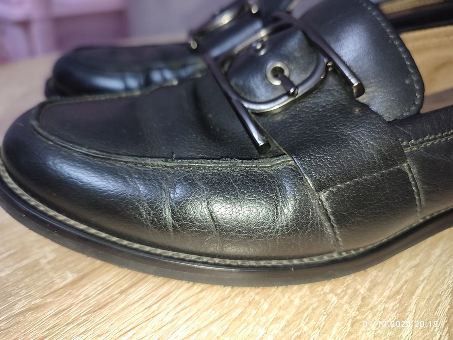 Кожаные лоферы 36 размера