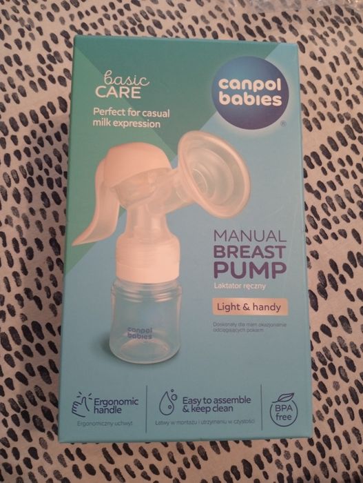 Vand pompă de sân manuala