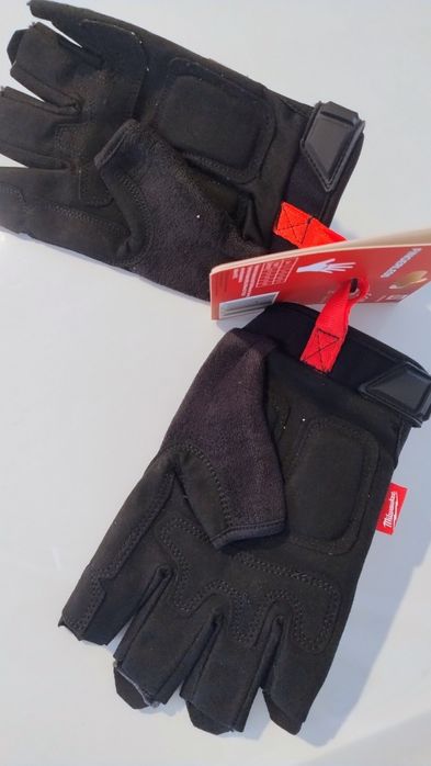 Manusi protectie Milwaukee, marimea 10/XL, usoare, permeabile, material respirabil, inchidere cu scai