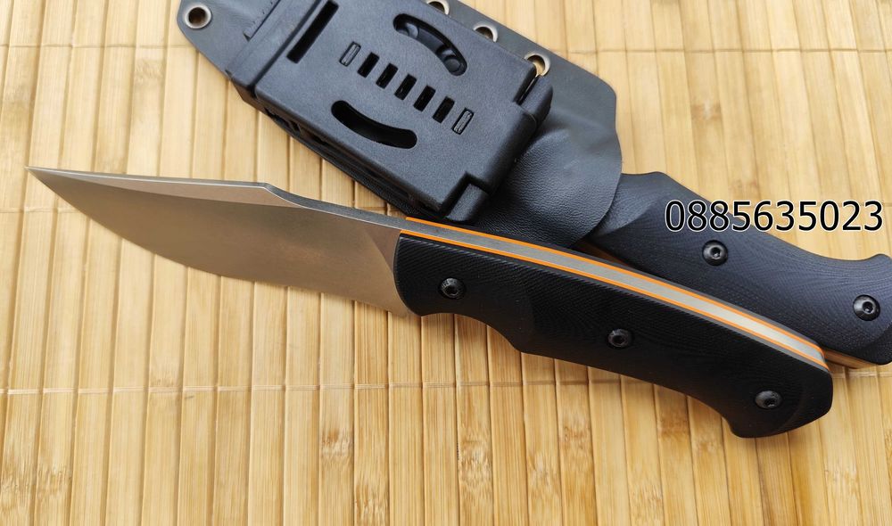 Ловен нож /ръчна изработка и стомана D2 / - модел 2