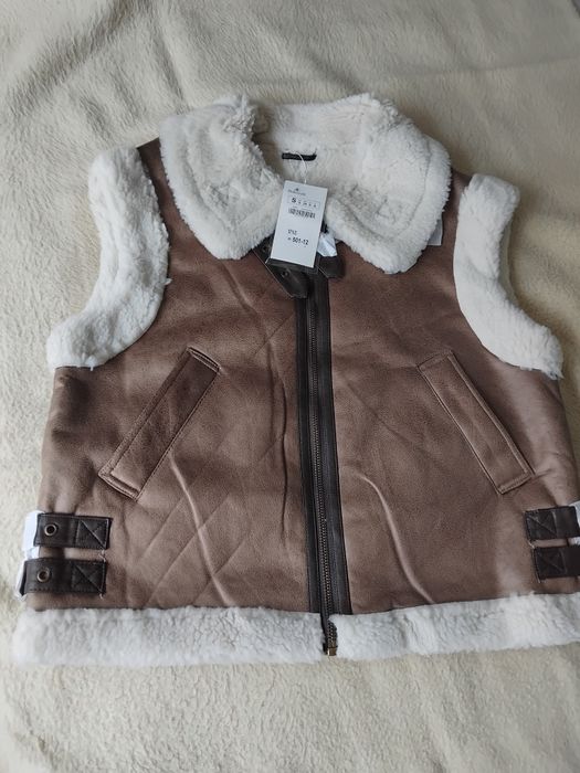 Уникално топъл елек с каракул