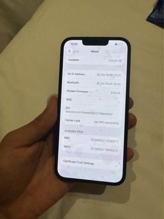 iPhone 14 чёрный 128gb