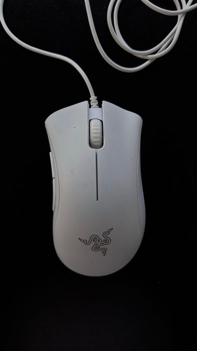 Геймърска мишка Razer DeathAdder Essential | Бяла | 6400 DPI | С кутия