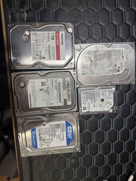 Жёсткие диски 500гб, 1тб.