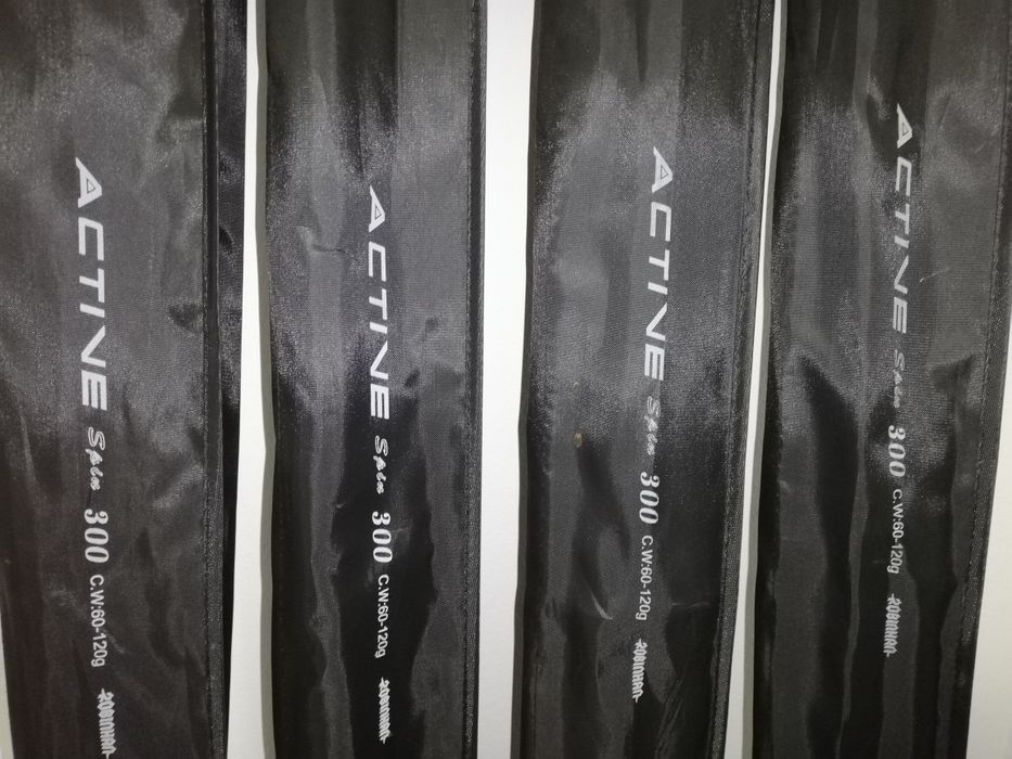 SET 4 Lansete ACTIVE Robinhan + 4 Mulinete SAIMINO x6000