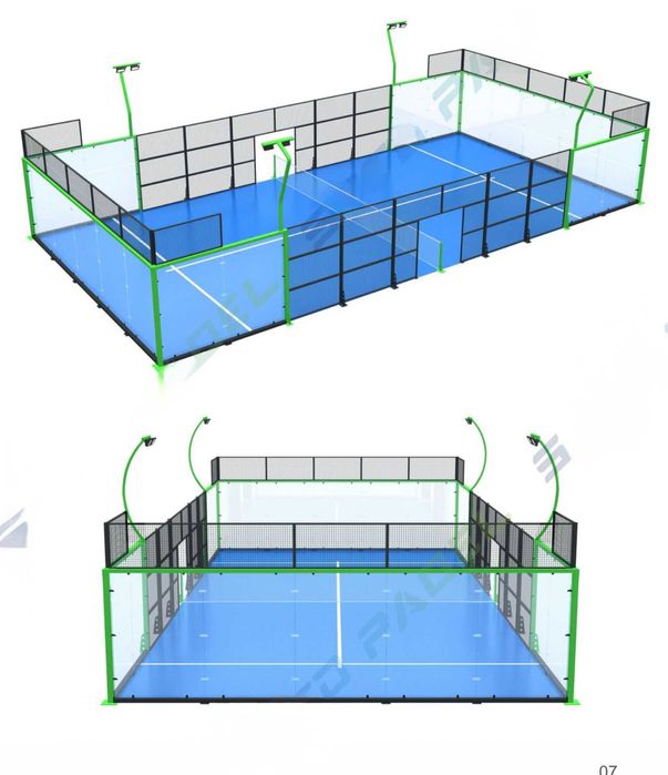 Importator Terenuri PADEL PADBOL TENIS / Teren Padel Complet