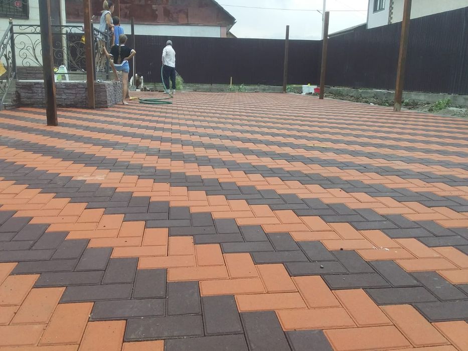 Укладка брусчатки