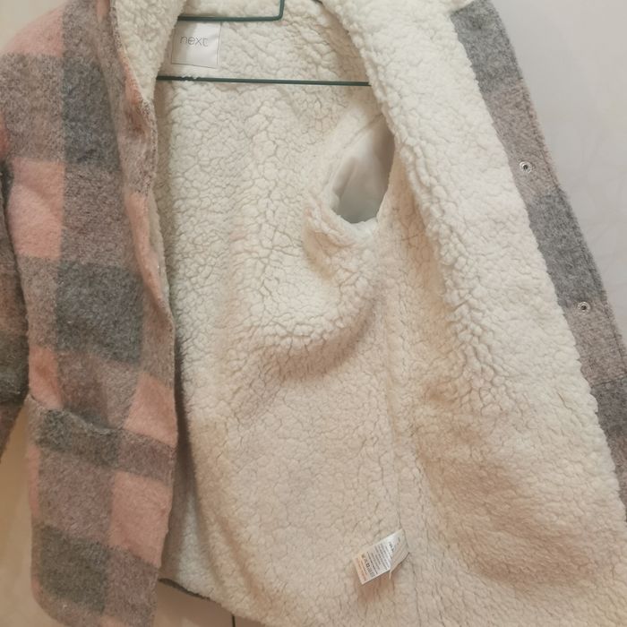 Haina / blanita palton fete marca Next 9 ani
