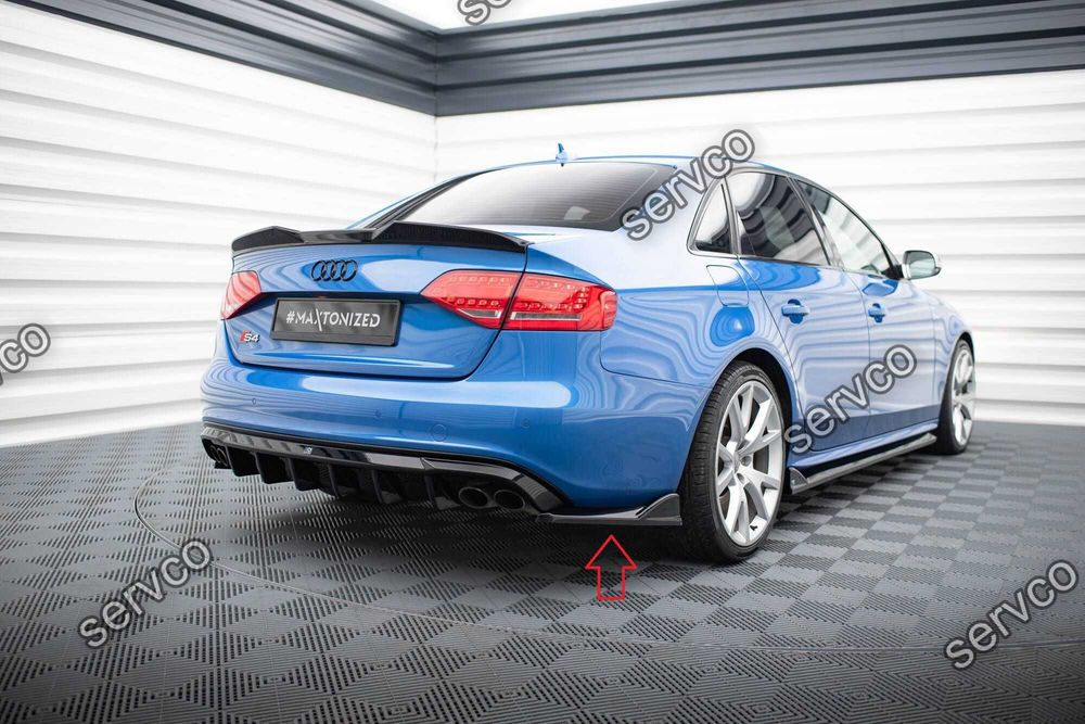 Pachet Body kit tuning Audi A4 S4 B8 Sline 2008-2012 v7 Maxton Design