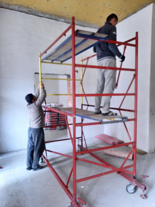 Вышка, леса на колесах