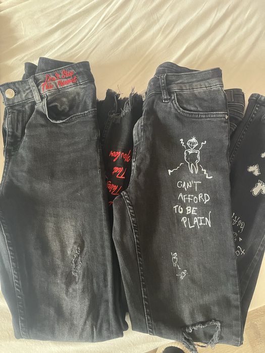 Голям лот от 8чифта дънки-Zara и др.