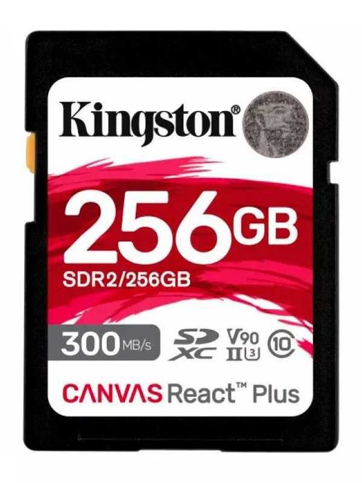 Kingston 256 ГБ Карта памяти SDXC (SDR2/256GB) оригинал