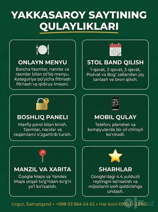 web saytlar yaratish