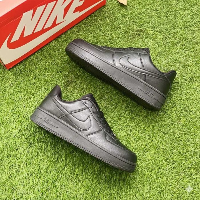 Adidasi Nike Air Force One Triple Black - Adidasi Fete Baieti