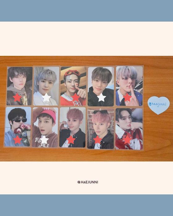 kpop photocards (nct, loona, twice, red velvet)