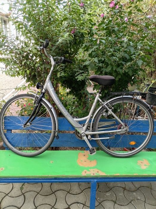 Vind doua biciclete un pega pliabil preț 250 lei