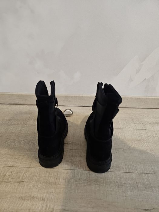 Ghete Musette piele intoarsa