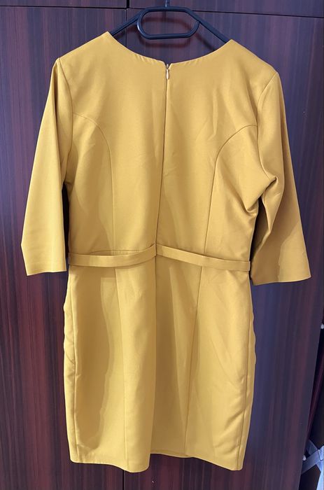 Пролетна рокля - жълта