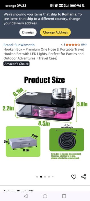 Vând set complet narghilea